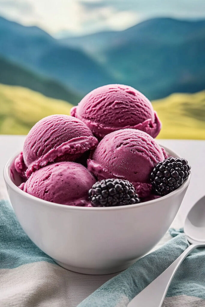 Blackberry Ice Cream