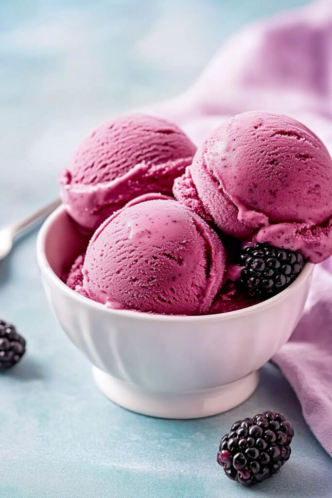 Blackberry Ice Cream Experience