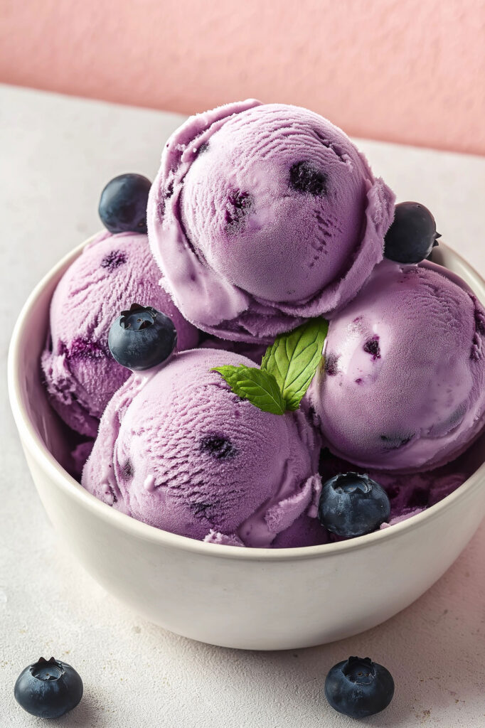 Blueberry Ice Cream