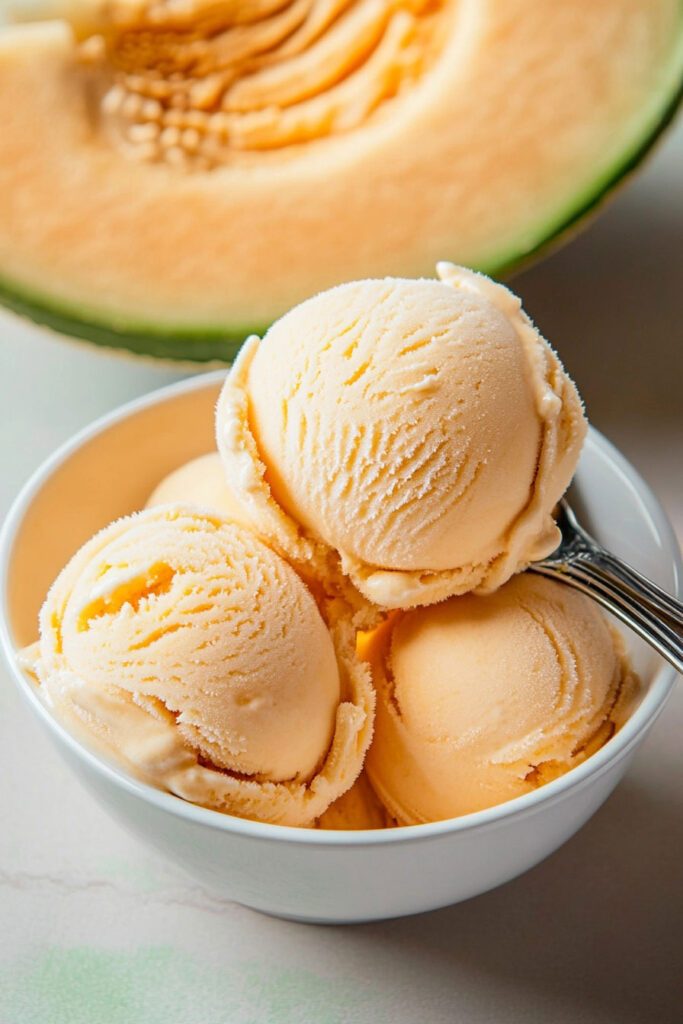 Cantaloupe Ice Cream Recipe