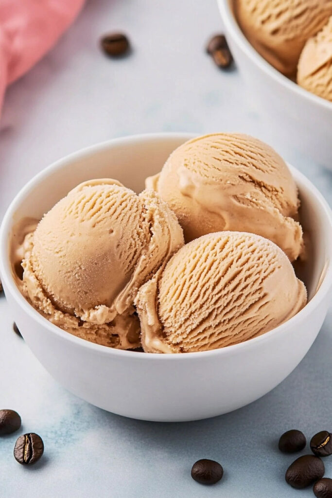 Homemade Coffee ice cream