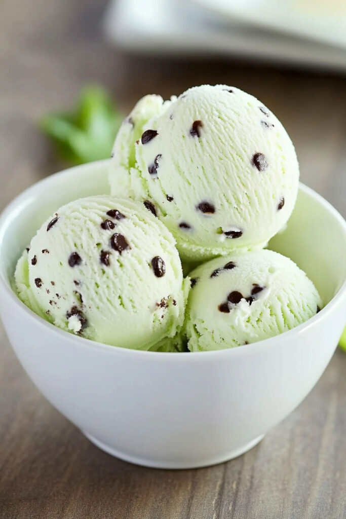 How to Make Mint Chocolate Chip Ice Cream at Home