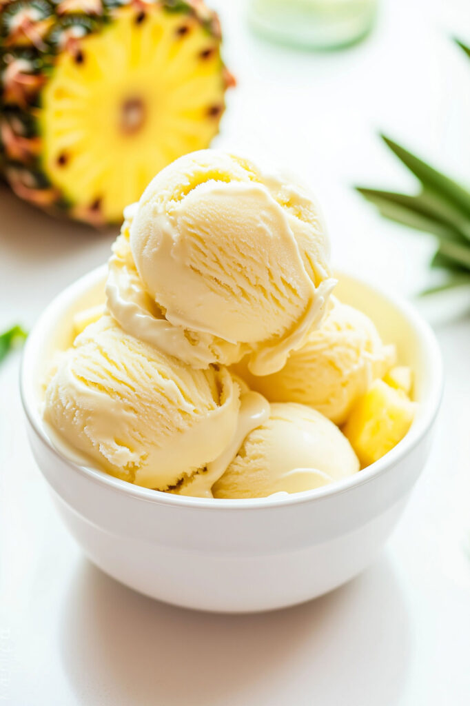 How to Make Pineapple Ice Cream