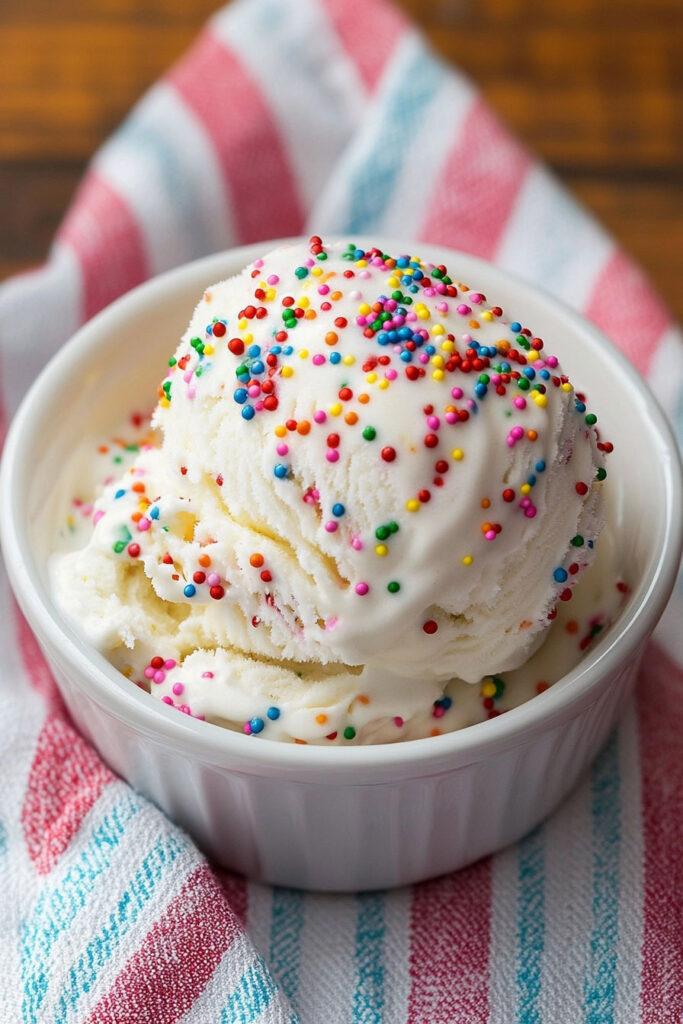 How to Make Sprinkles Ice Cream at Home