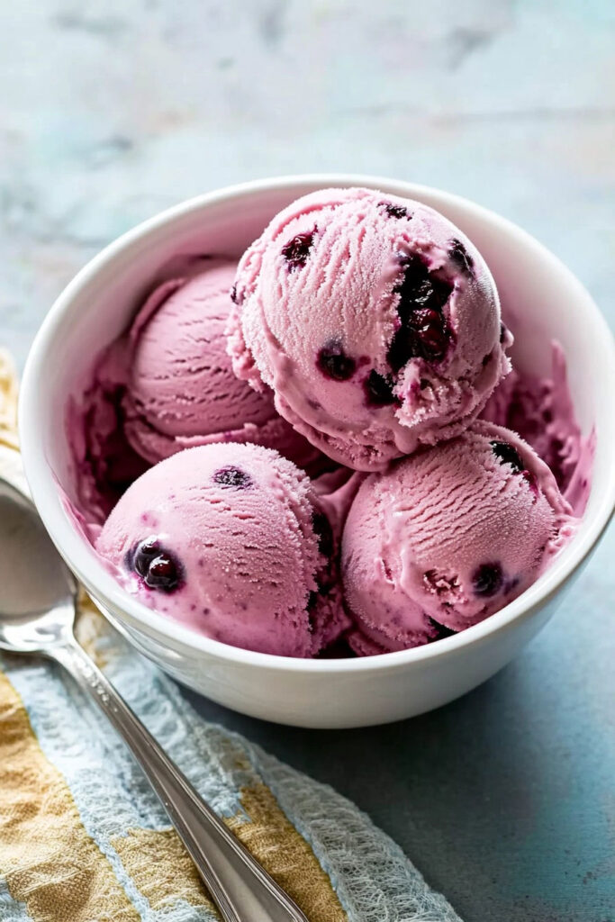 Instructions for Huckleberry Ice Cream