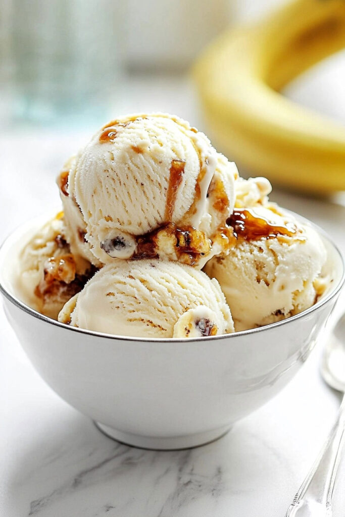 Instructions for Making Bananas Foster Ice Cream