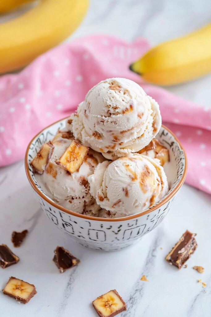 Instructions for Making Banoffee Pie Ice Cream