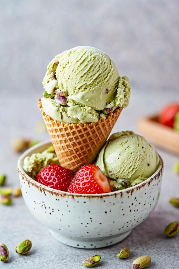 Make Pistachio Ice Cream Unique