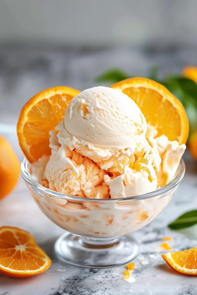 Orange Creamsicle Ice Cream