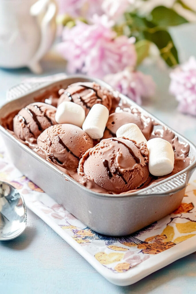 Prepare Your Chocolate Marshmallow Ice Cream