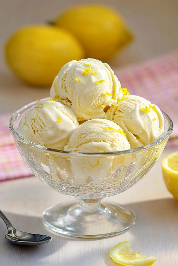 Prepare the Lemon Custard Ice Cream