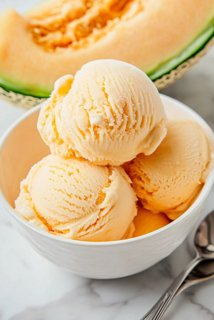 Preparing Your Cantaloupe Ice Cream