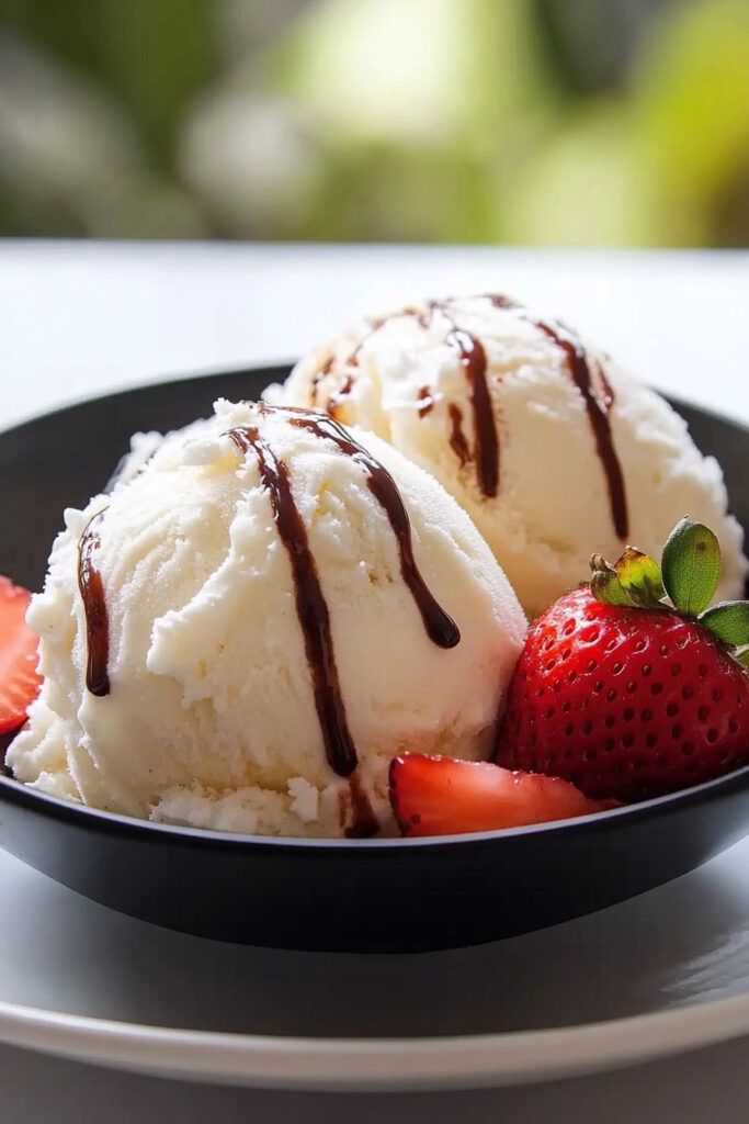 Preparing the Coconut Ice Cream