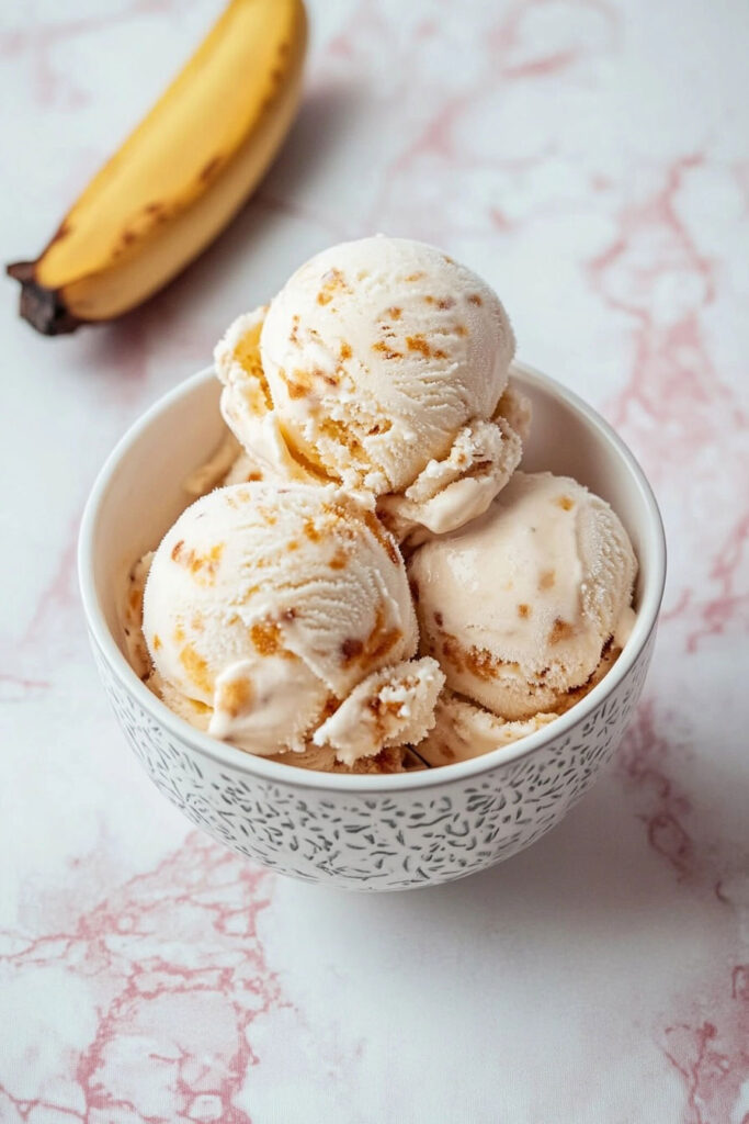 Serve the Banoffee Pie Ice Cream