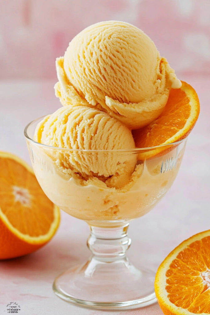 Serve the Orange Ice Cream