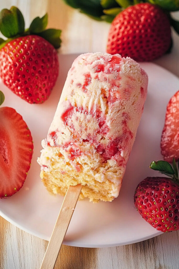 Serve the Strawberry Shortcake Ice Cream