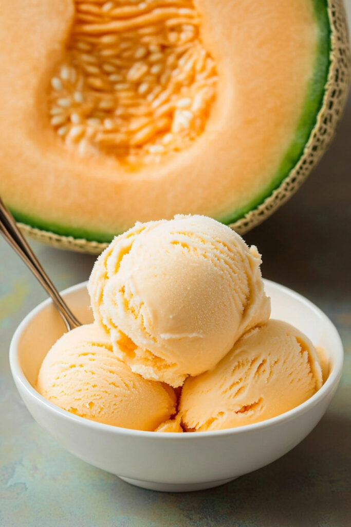 Serving Suggestions Cantaloupe Ice Cream