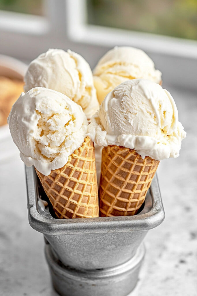 Serving Suggestions No-Churn Vanilla Ice Cream