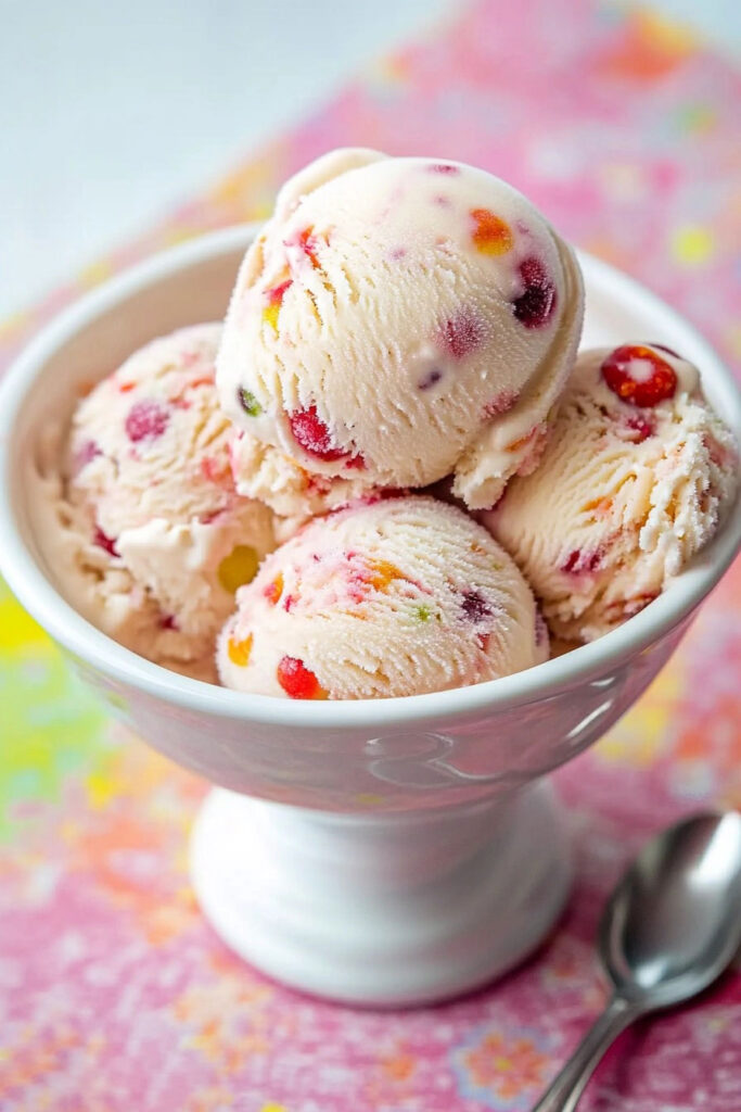 Serving Suggestions Tutti Frutti Ice Cream