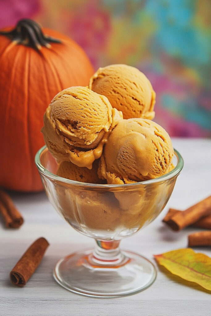 Serving Suggestions for Pumpkin Ice Cream