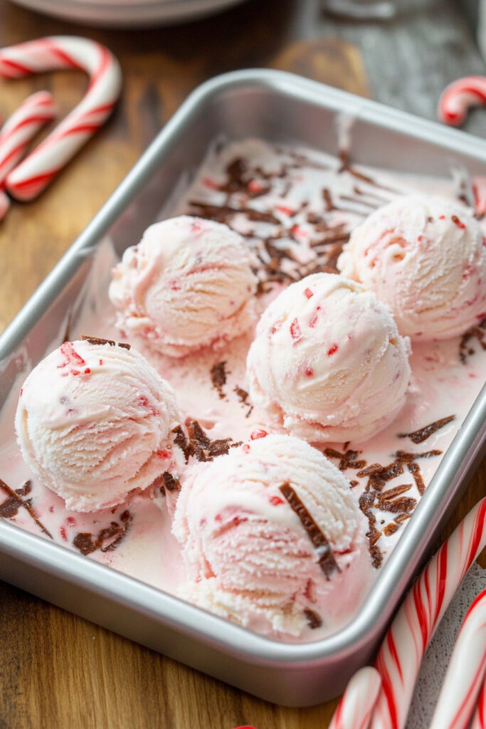 Storing Your Candy Cane Ice Cream