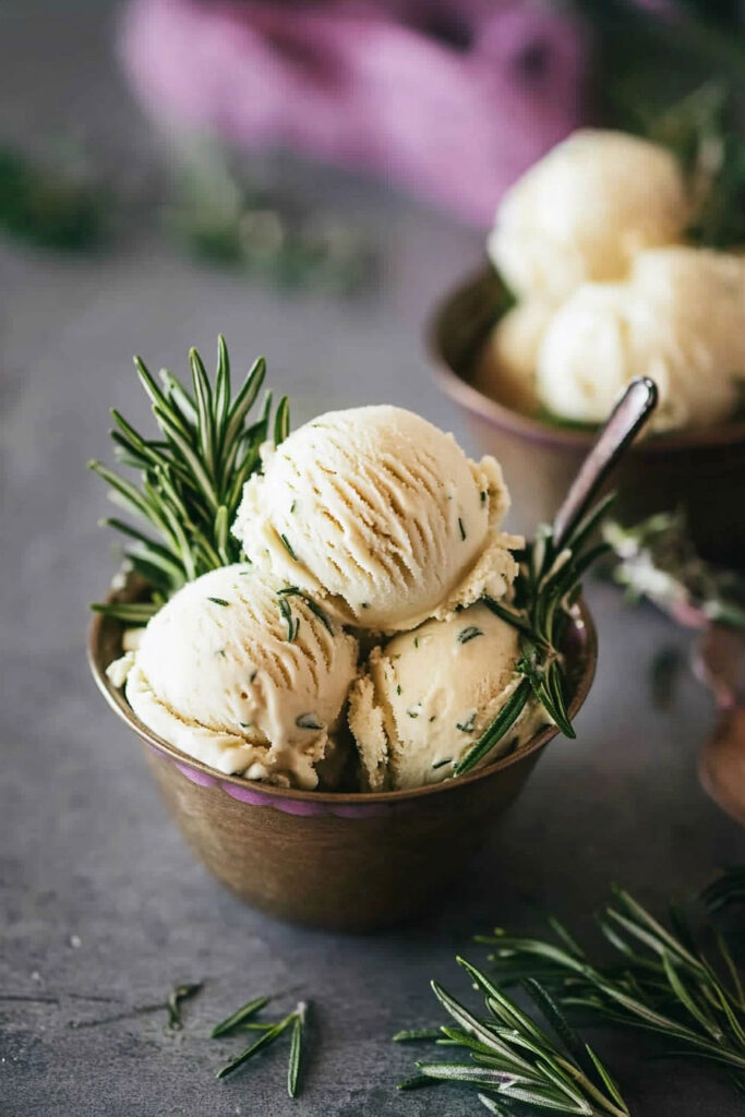 Storing Your Rosemary Ice Cream