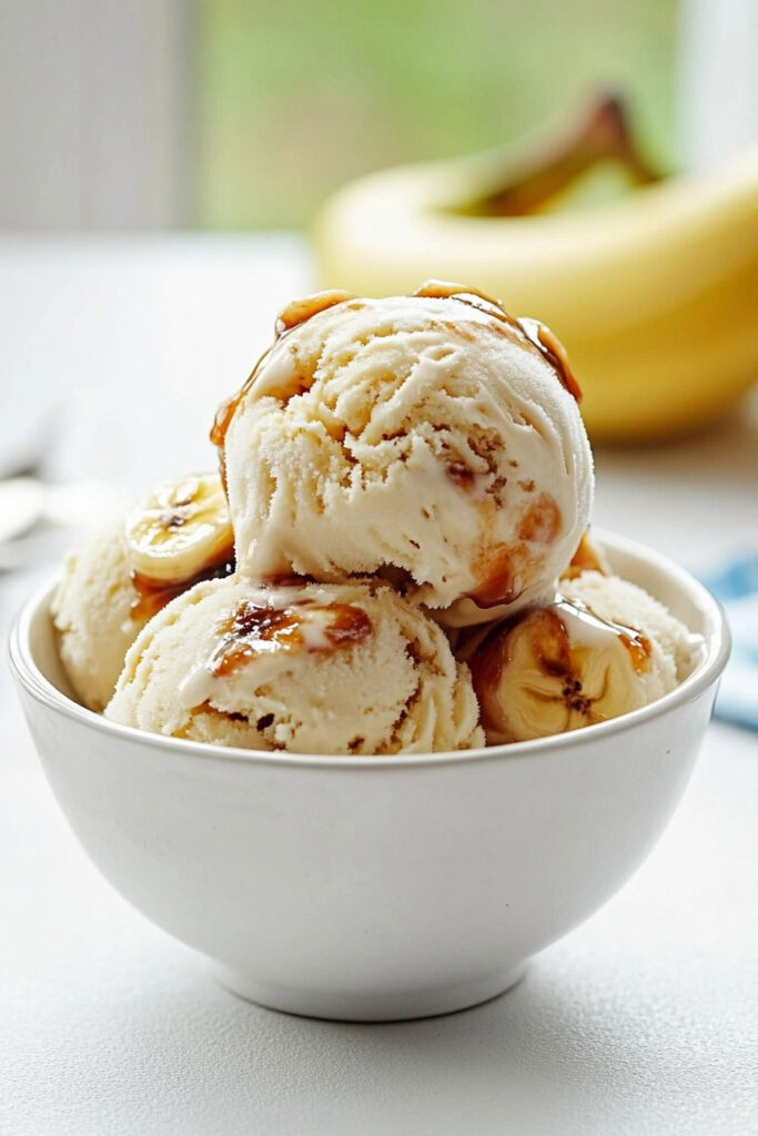 Variations Bananas Foster Ice Cream