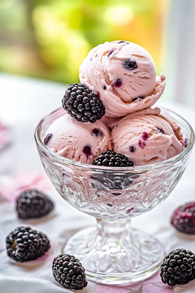 Why Make Blackberry Ice Cream