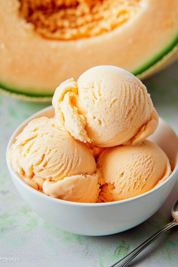 Cantaloupe Ice Cream