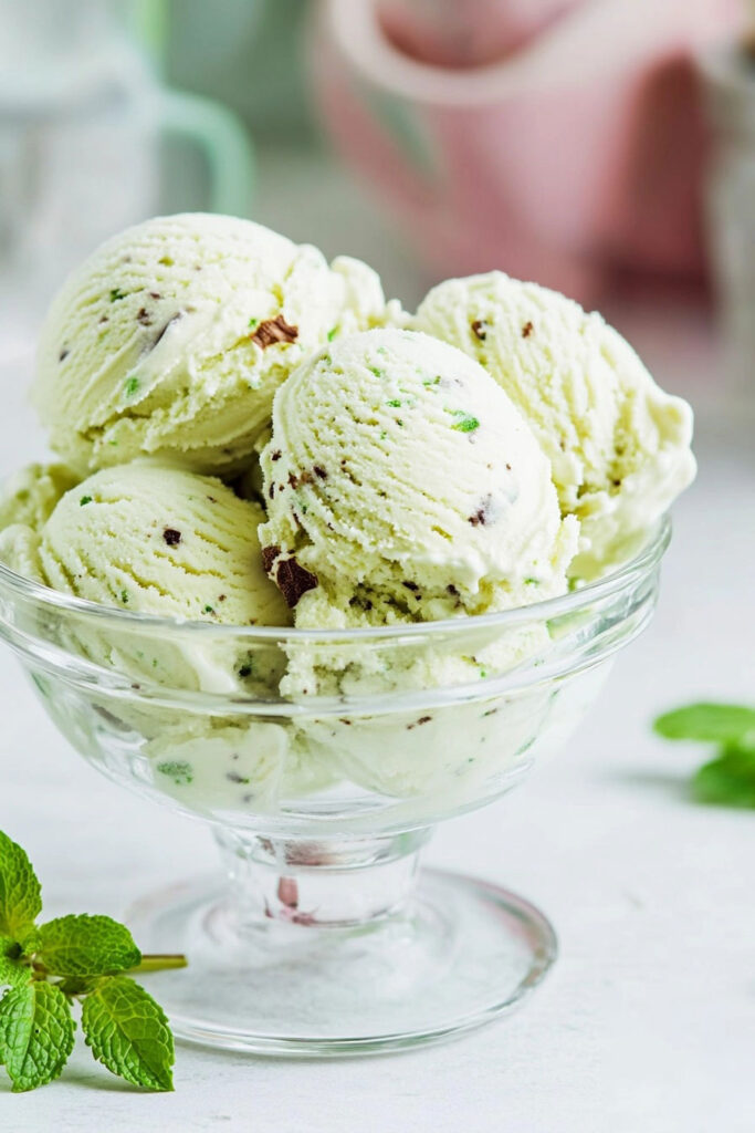 Coconut Mint Ice Cream