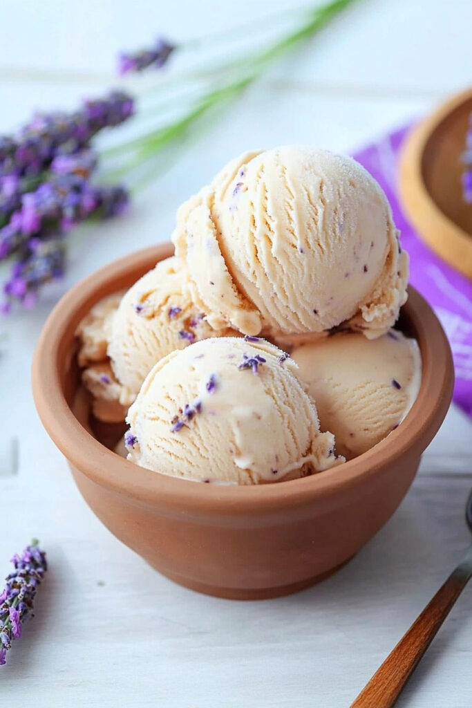 Honey Lavender Ice Cream