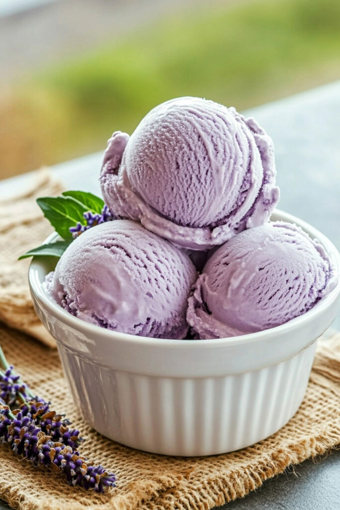 Lavender Ice Cream