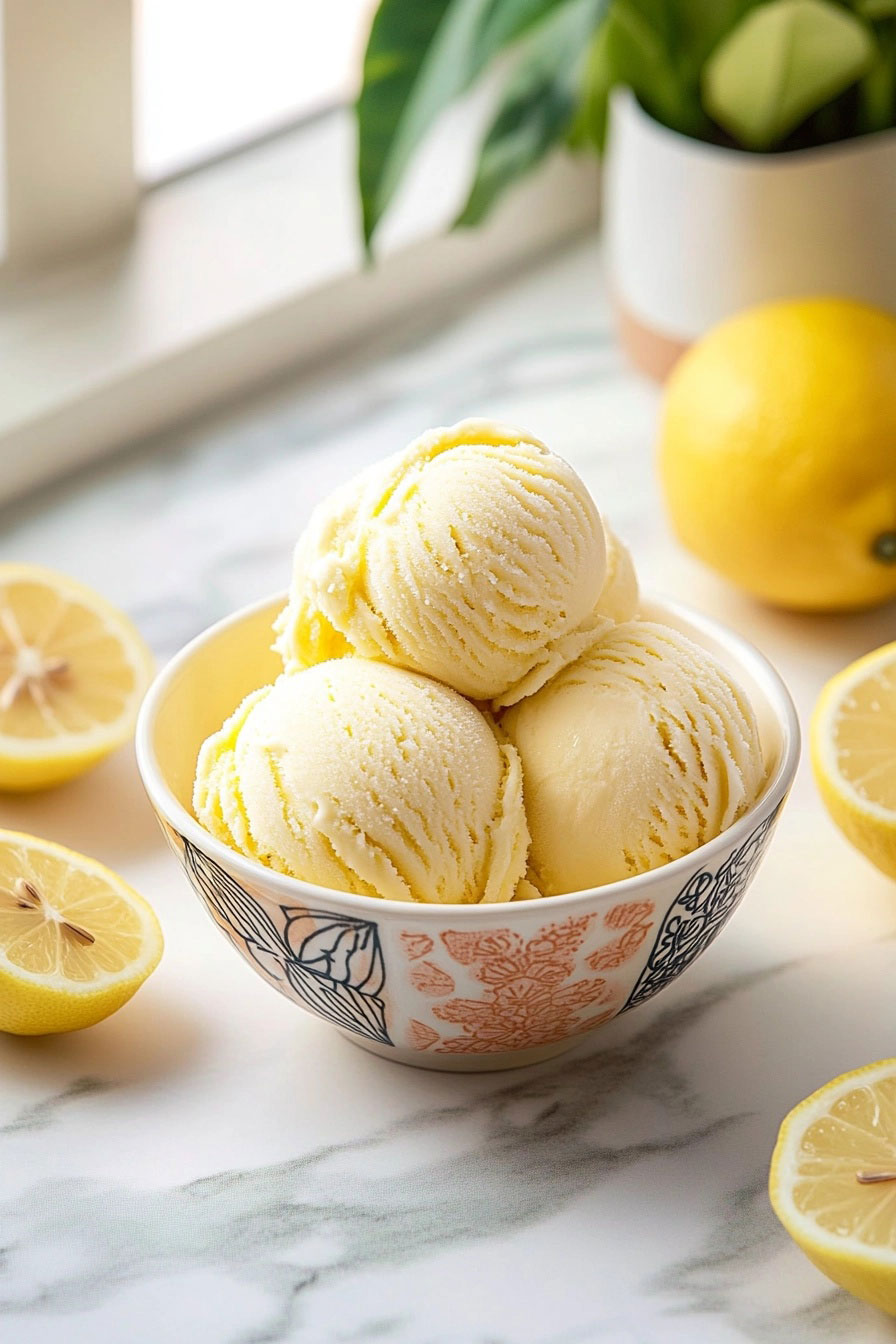 Lemon Ice Cream