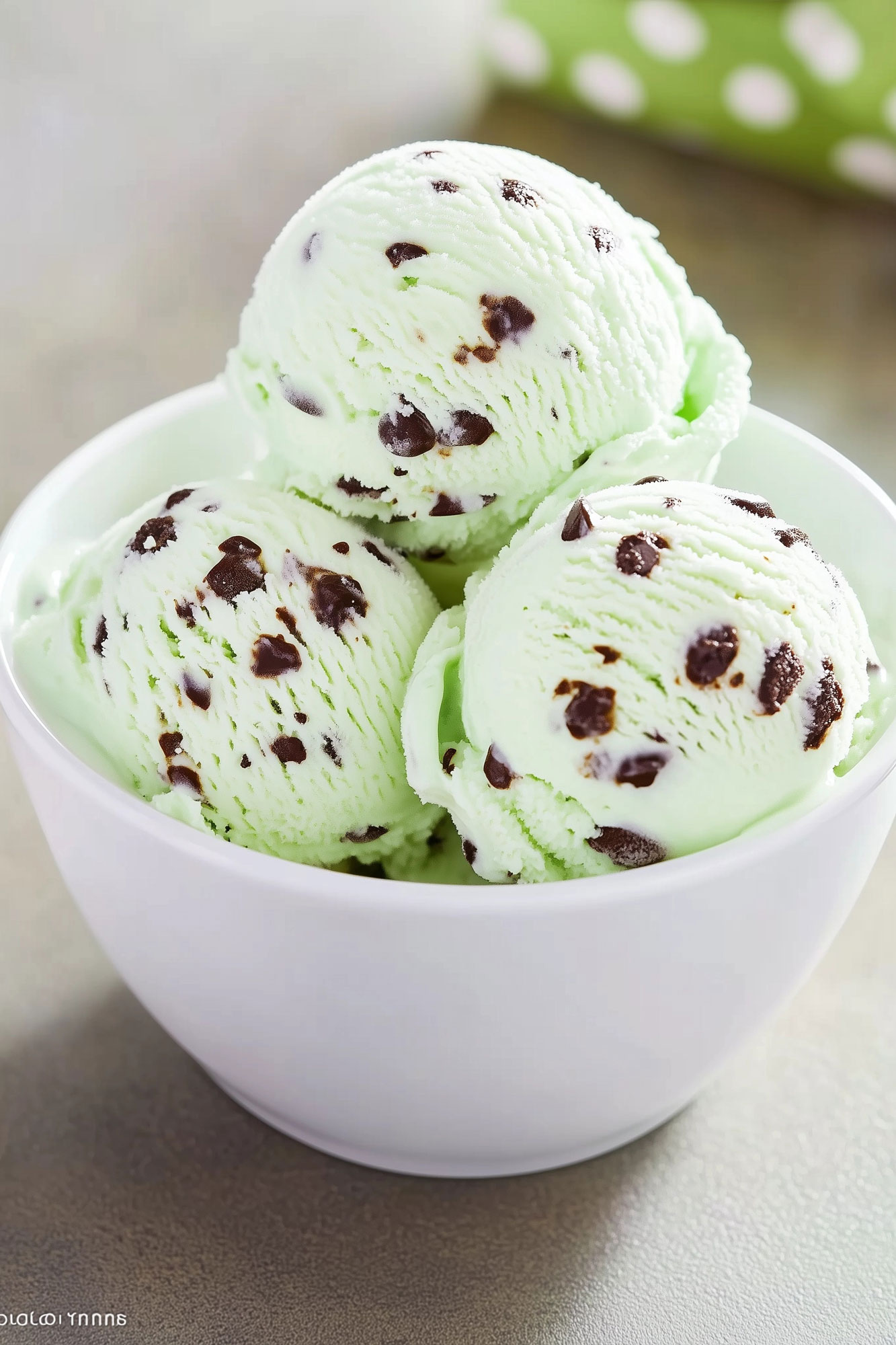 Mint Chocolate Chip Ice Cream