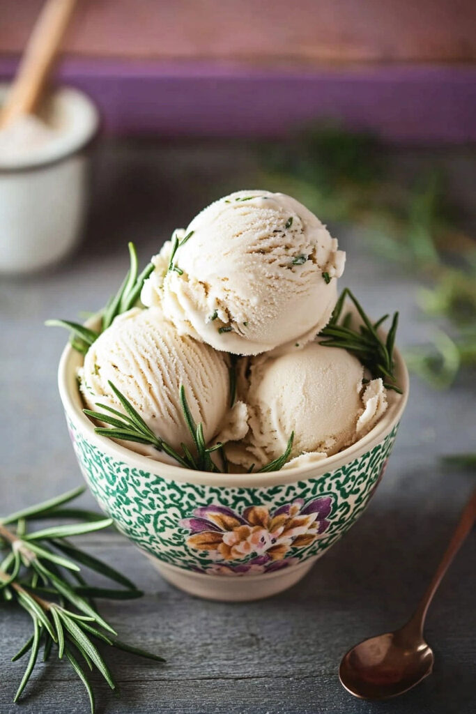 Rosemary Ice Cream