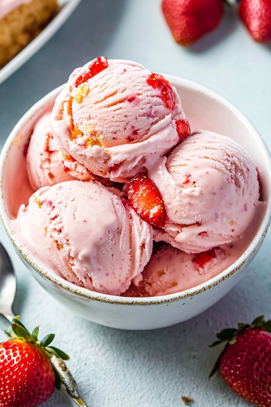 Strawberry Cheesecake Ice Cream