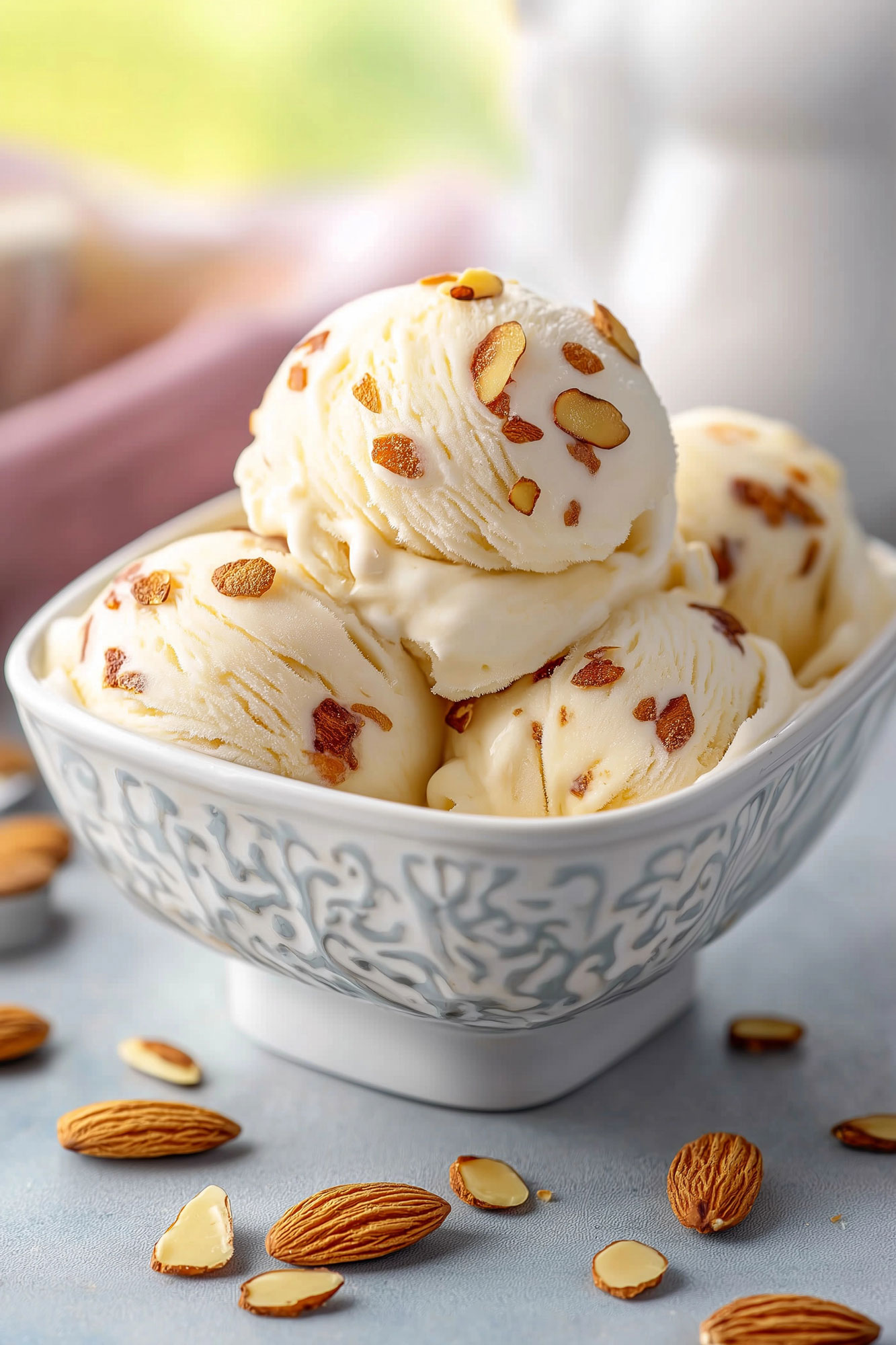 Toasted Almond Ice Cream