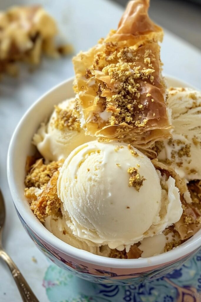 Perfect Baklava Ice Cream