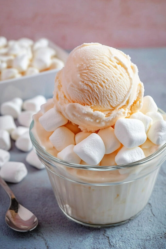 Serving Suggestions Marshmallow Ice Cream