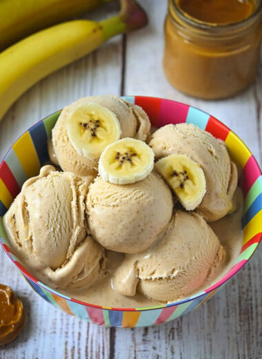 Banana Peanut Butter Dog Ice Cream