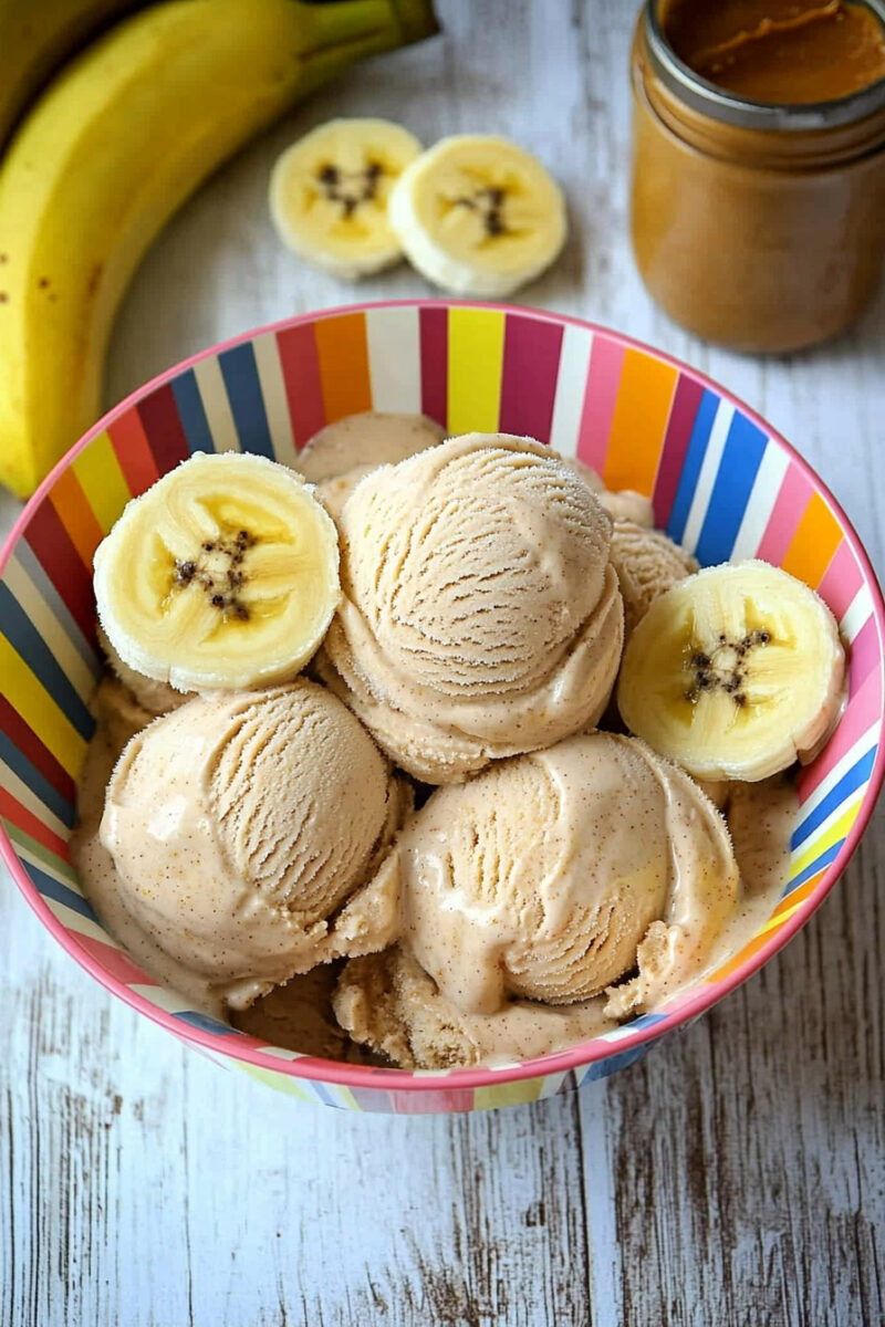View of Banana Peanut Butter Dog Treats