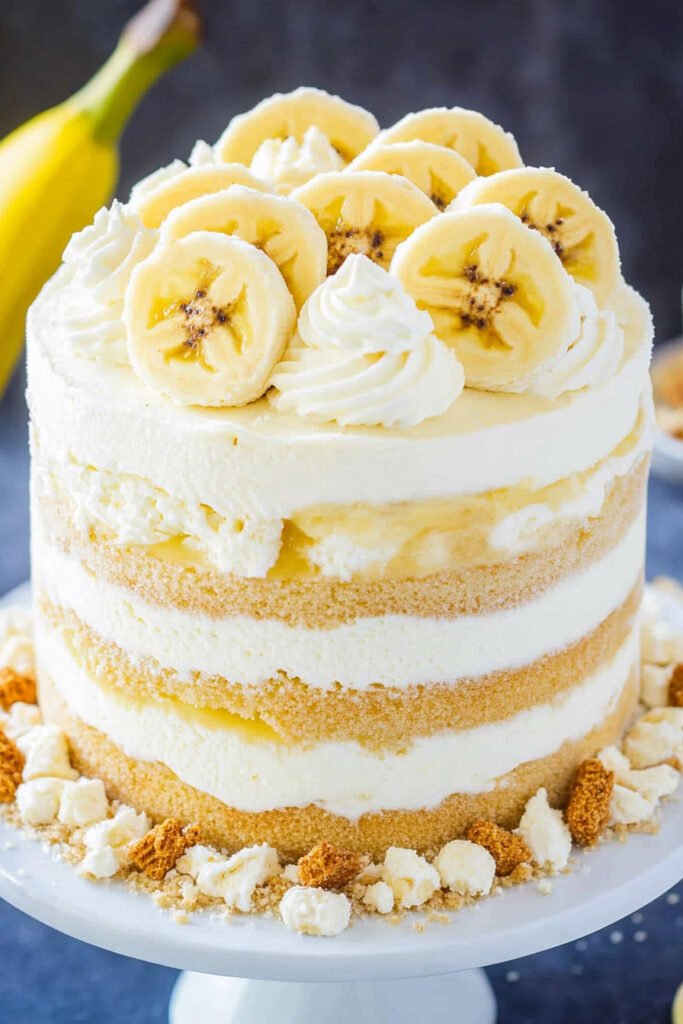 Banana Pudding Ice Cream Cake