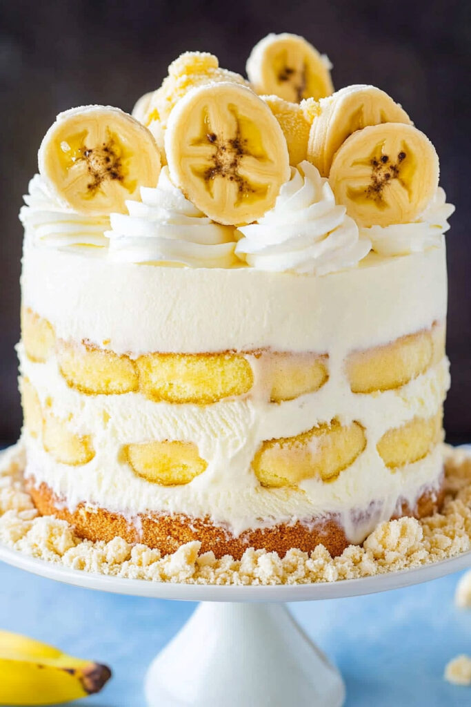 Banana Pudding Ice Cream Cake Recipe