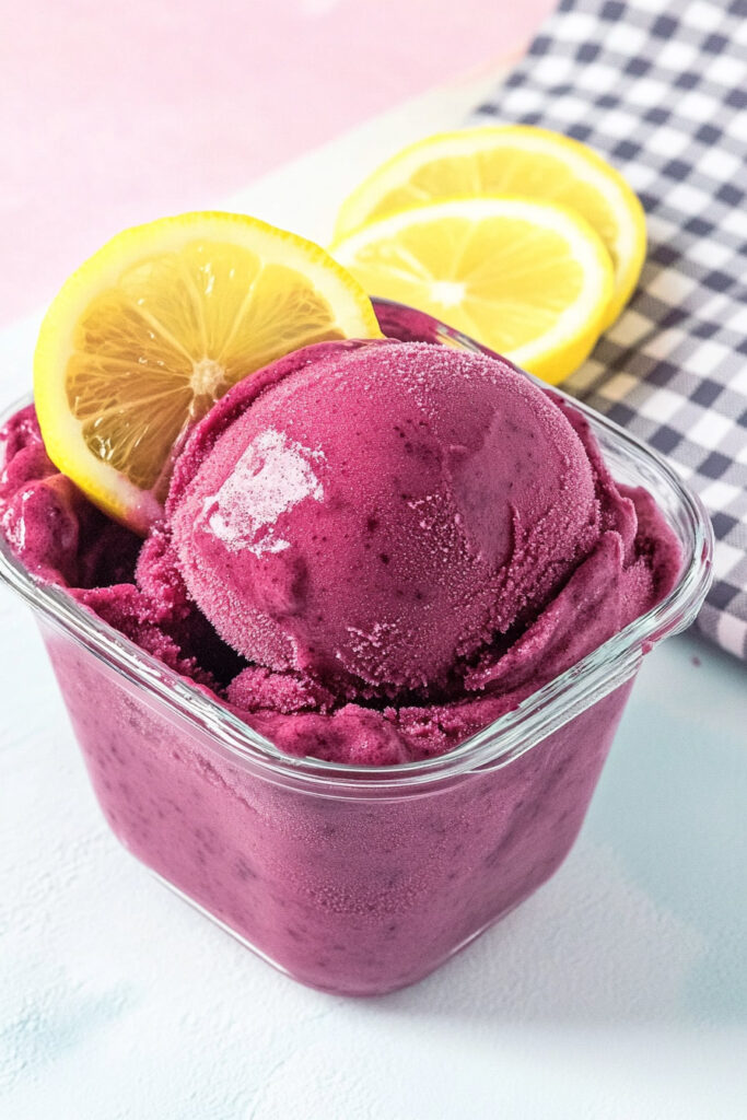 Berry Lemonade Sorbet