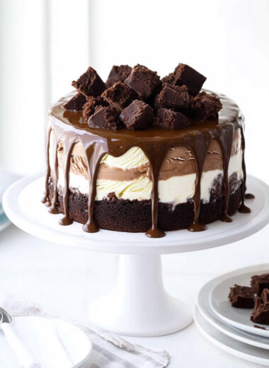 Brownie Ice Cream Cake