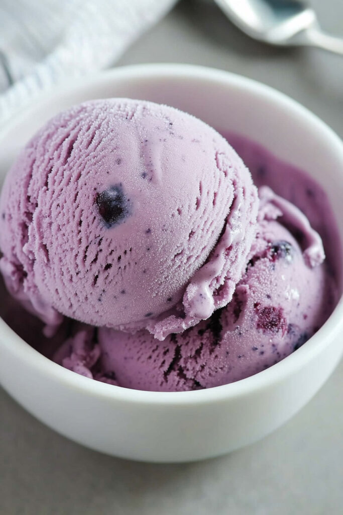 Churn Cuisinart Blueberry Ice Cream