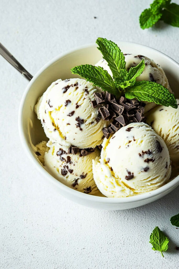 Churn Cuisinart Mint Chocolate Chip Ice Cream