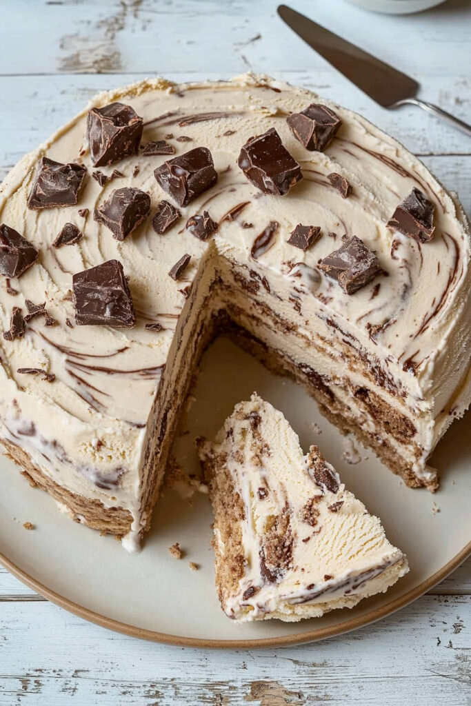 Cookie Dough Ice Cream Cake