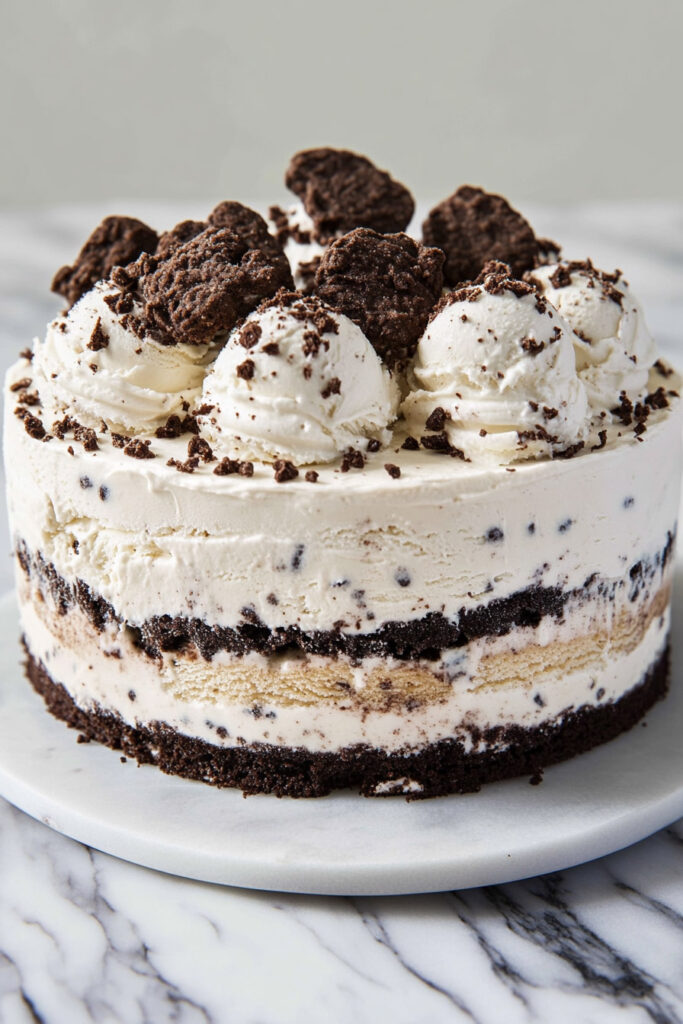 Cookies and Cream Ice Cream Cake