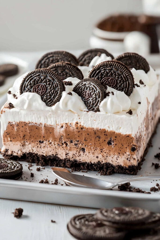 Customize 5 Ingredient Oreo Ice Cream Cake